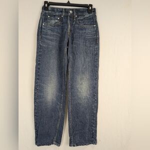 Rag & Bone Miramar Sweatshirt Jean Straight Leg Size XS